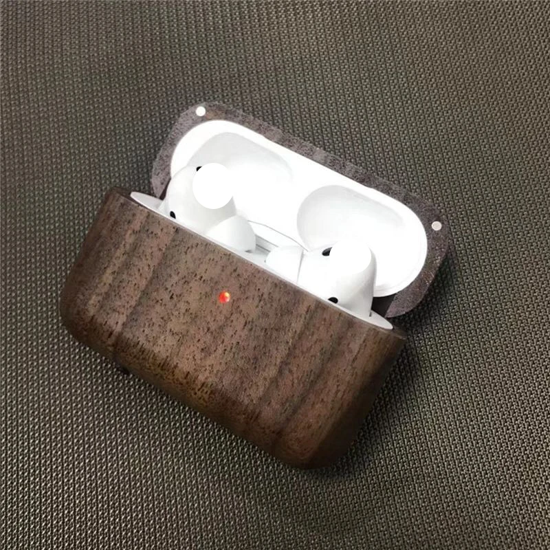 Жесткий Чехол для AirPods Pro защитный чехол из твердой древесины ударопрочный Airpods 3