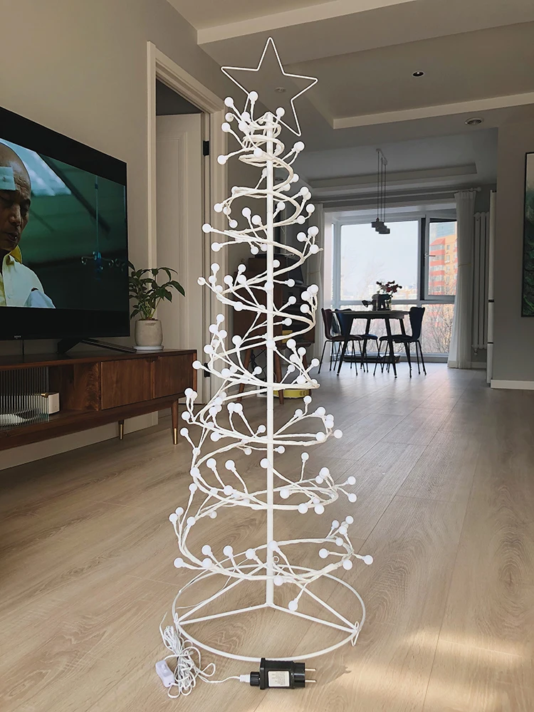 

Christmas decoration ins Nordic Christmas tree home furnishings Christmas lighting scene layout LED light tree furnishings