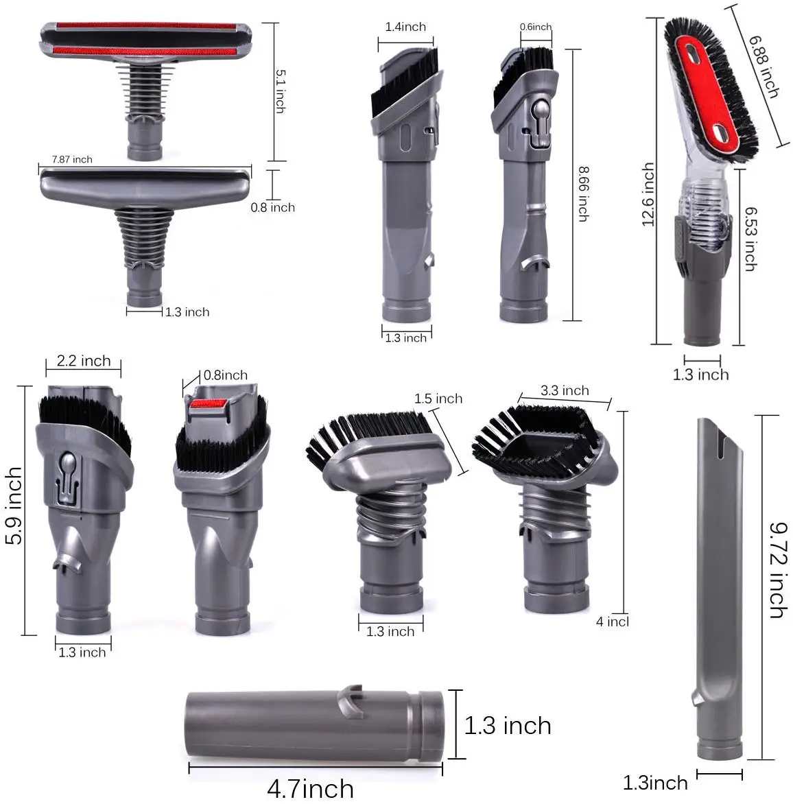 Сменные насадки для пылесоса Dyson V6 DC44 DC33 DC35 DC39 DC58 DC59 DC62 DC61|Запчасти пылесоса| |