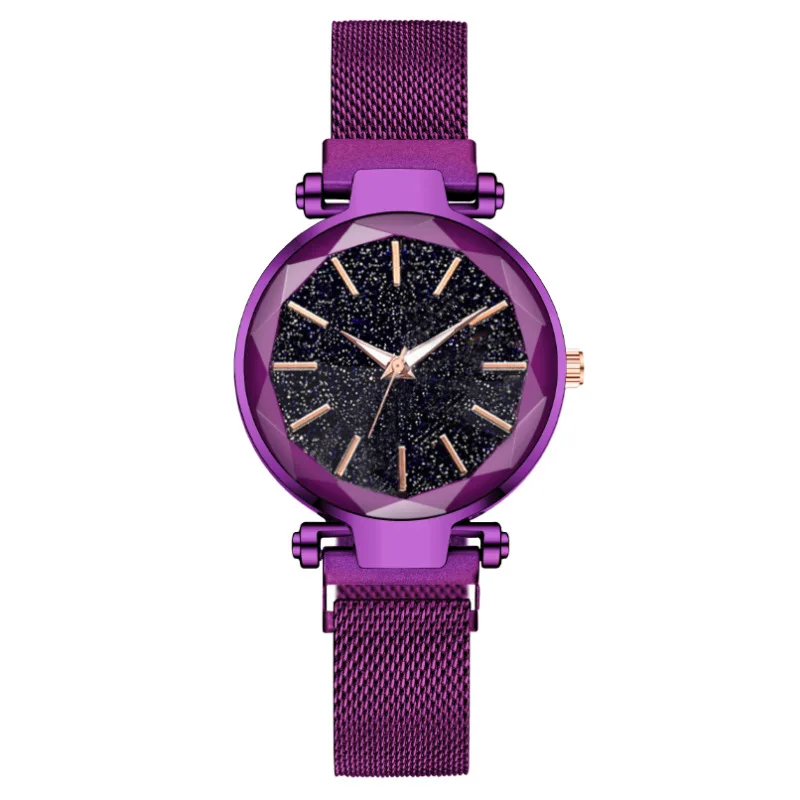 

Ladies Magnetic Starry Sky Clock Luxury Women Watches Fashion Female Quartz Wristwatches Relogio Feminino Zegarek Damski
