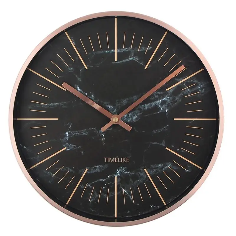 

12 Inch Wall Clock Mute Modern Design Minimalist Round Clock Plastic Wall Clock Mute Quartz Watchs Home Living Room Decor