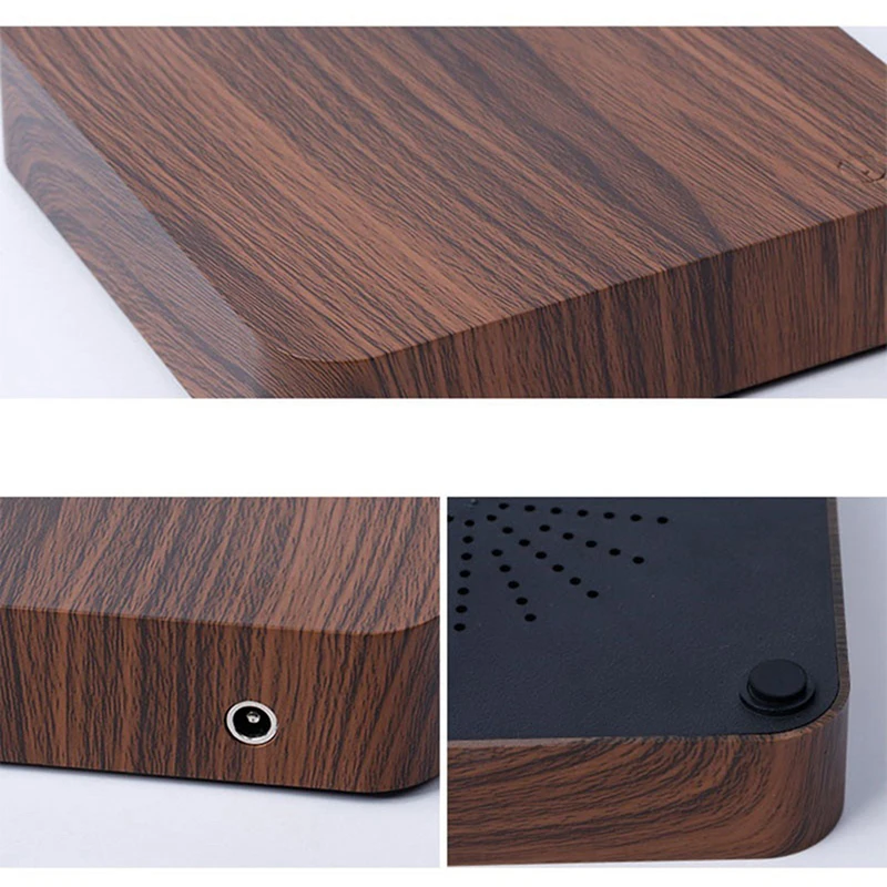 

Floating Geometric Magnetic Levitating Flower Pot Bonsai Creative Humidifier Self Watering Planter Home Office Desk Decor