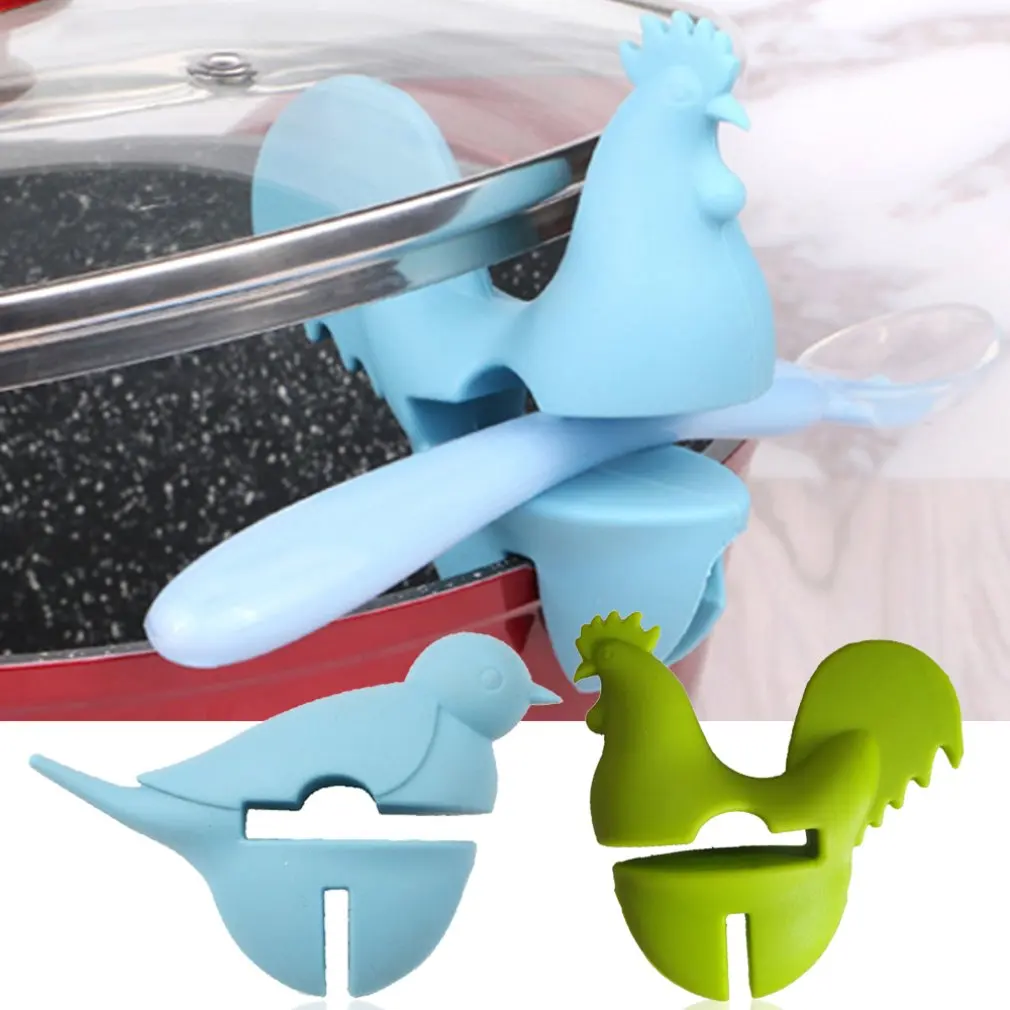 Зажимы для кастрюль силиконовый антипереливающийся Держатель подставка