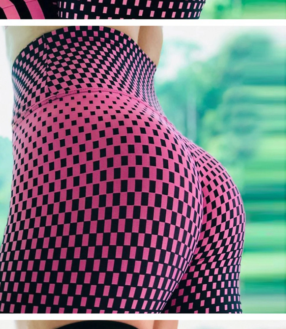 Sexy Leggings Womens High Waisted Plaid Pants Women Pink Jogger Winter Leggings Rave Push Up High Waisted Thermal Leggings