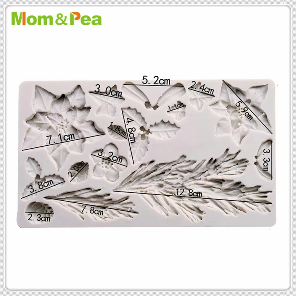 MPA1787 Рождественская елка и деко силиконовые формы резинка паста шоколадный