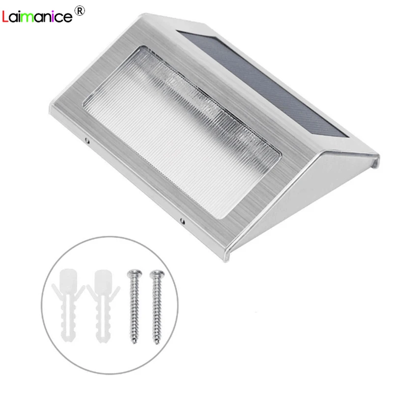 Настенный светильник на солнечной батарее водонепроницаемый садовый для забора