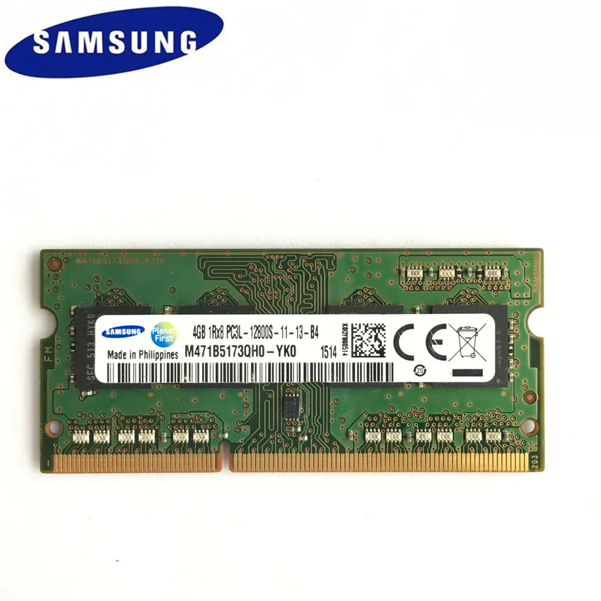 Модуль памяти для ноутбука SAMSUNG SODIMM RAM 8 Гб (2pcsX4GB) 1Rx8 DDR3 1600 МГц 4 ГБ 4G PC3L 12800S