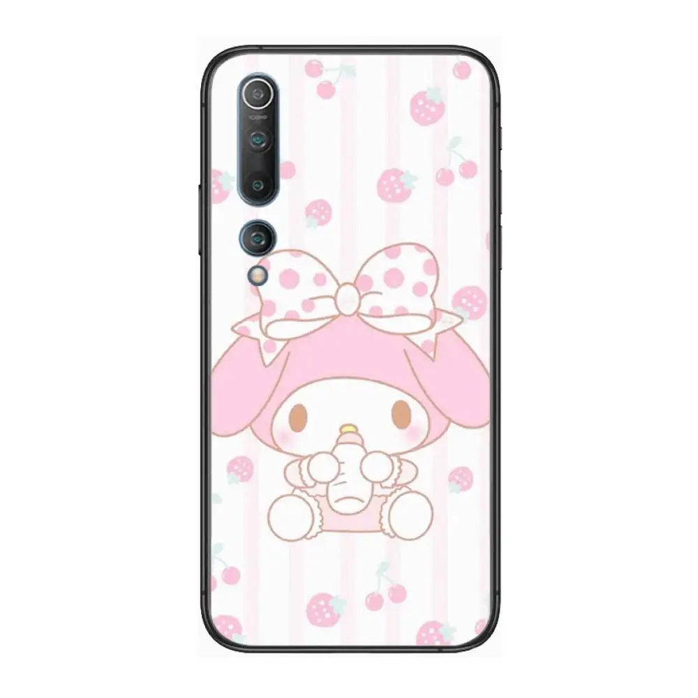 

Cute cartoon cat hello ketty pink Pet cat Phone Case For xiaomi mi11 5g 10 liti Ultra 9Pro SE 3 8 Note Anime Black Cover Silicon