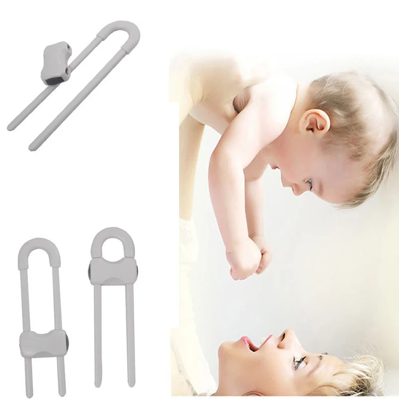 

3pcs Baby Safety Lock Baby Child Safety Care Plastic Lock with Baby Baby Protection Drawer Door Cabinet Cupboard Toilet