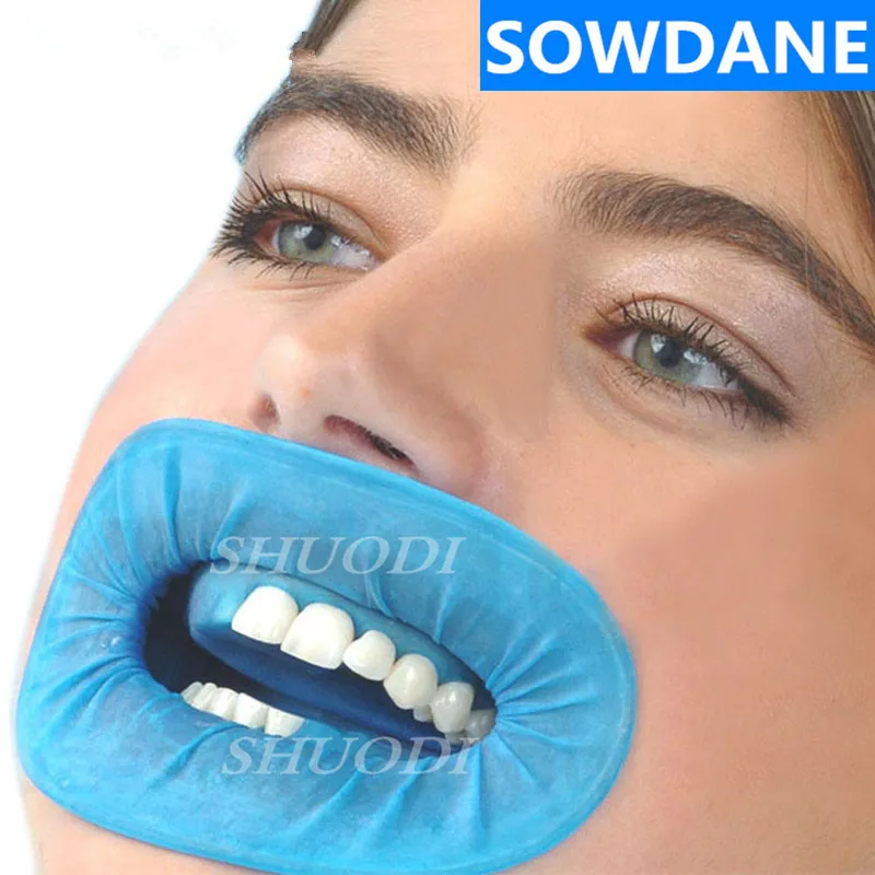 50 шт одноразовые стоматологические резиновый изолятор слюны держатель щеки