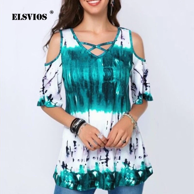 

2021 New Oversize Fashion Women Harajuku T-Shirt Digital Printed Short-Sleeve Top Summer Sweet Lady V-Neck Hollow Street Clothes