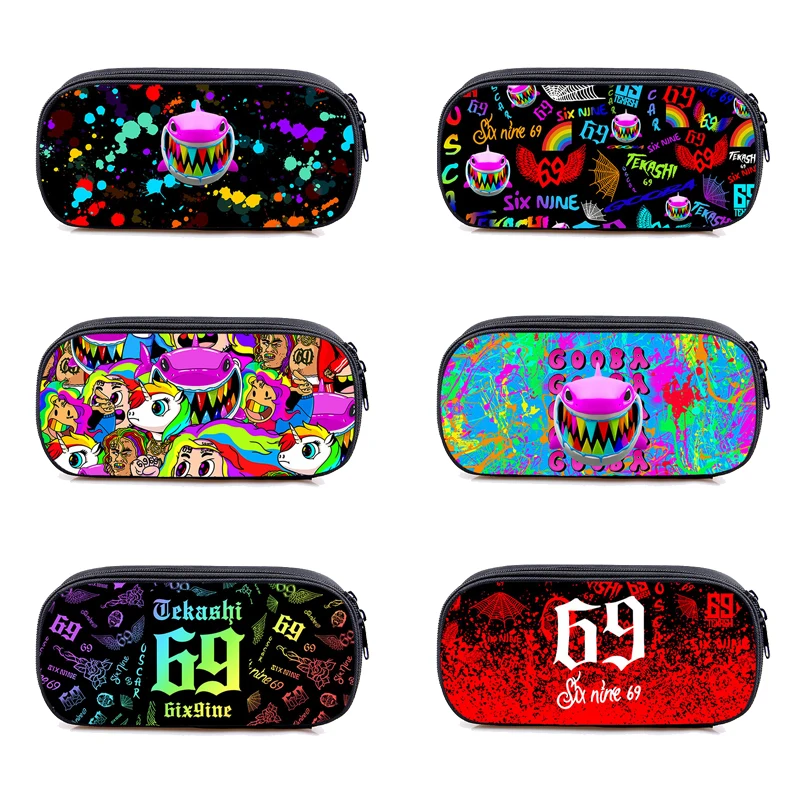 Case Kids Pen Bag Album Gooba Pen Box Women Hip Hop Rap Tekashi 69 Cosmetic Bag