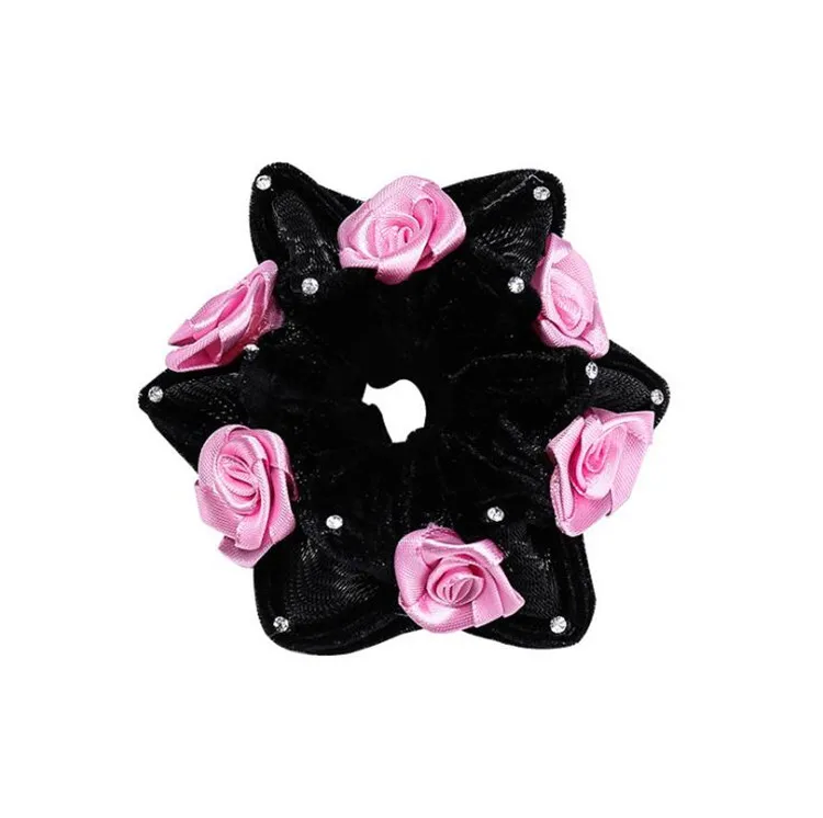 Женские Модные банты с искусственным жемчугом для танцев разноцветные локоны