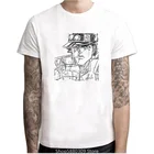 Футболка Jotaro Kujo с невероятными приключениями Джоджо, дизайнерская футболка с рисунком манги, необычная смешная футболка, Стильная мужская модная футболка с принтом