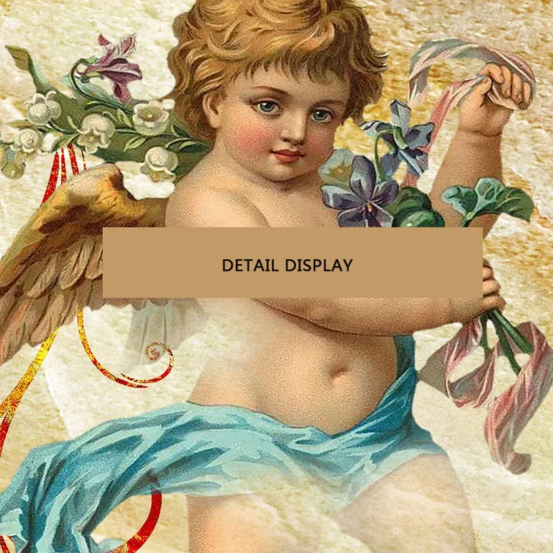 3D мраморные обои в Европейском стиле Классическая фигурка ангела церковь фото