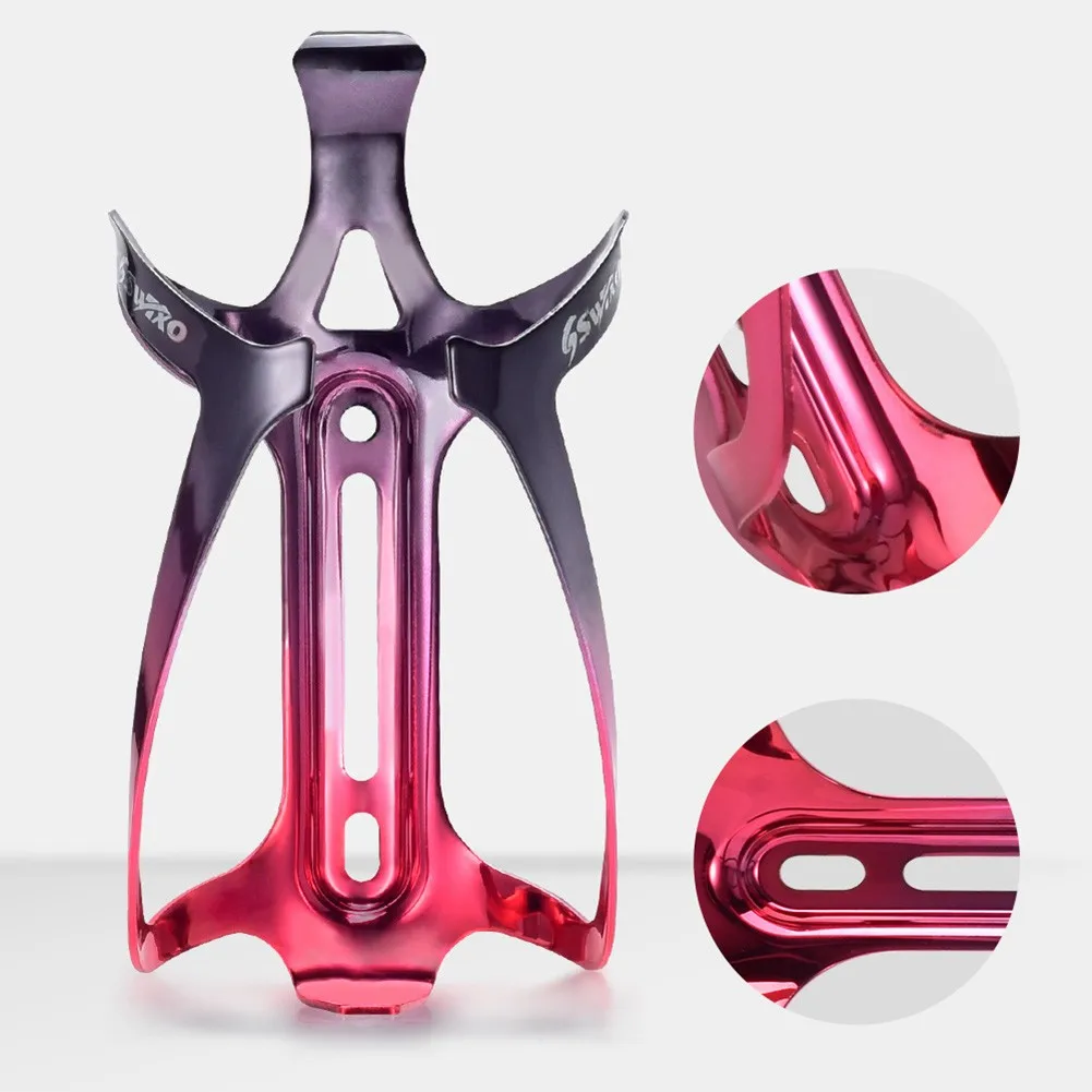 

Bicycle Water Bottle Cage Drink Cup Holder Rack Mountain Bike MTB Road Cycle Aluminum Alloy Stylish With Screw Cycling Accessory