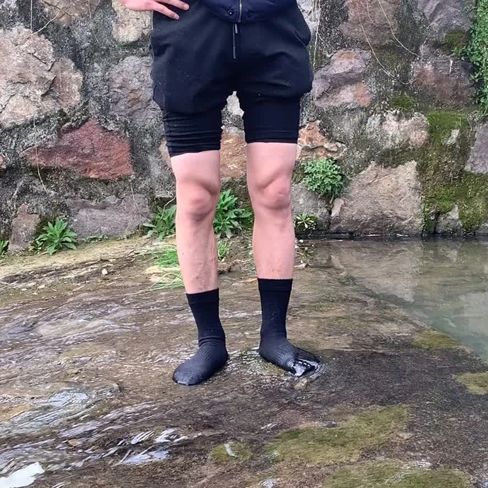 Mountaineering Waterproof Socks Outdoor Ski Wading Waterproof Men And Women Socks Breathable Sweat Windproof Warm