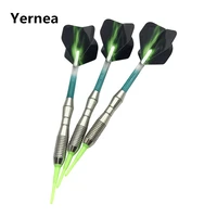 yernea new 3pcsset soft tip darts indoor sports entertainment electronic darts crystal nyion dart shafts aurora wing