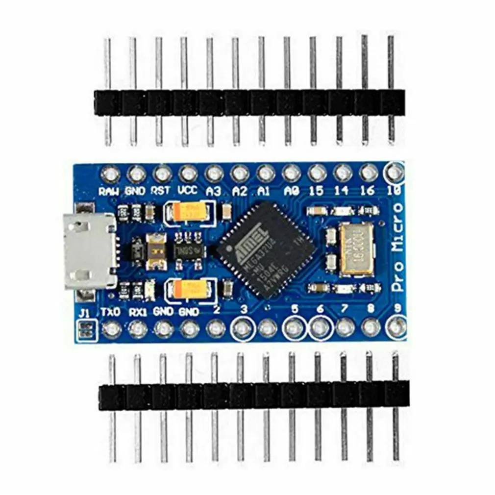 Контроллер модуля Pro Micro ATmega32U4 5 В/16 МГц с Загрузчиком Mega32U4 Mini Leonardo для Arduino|Модули