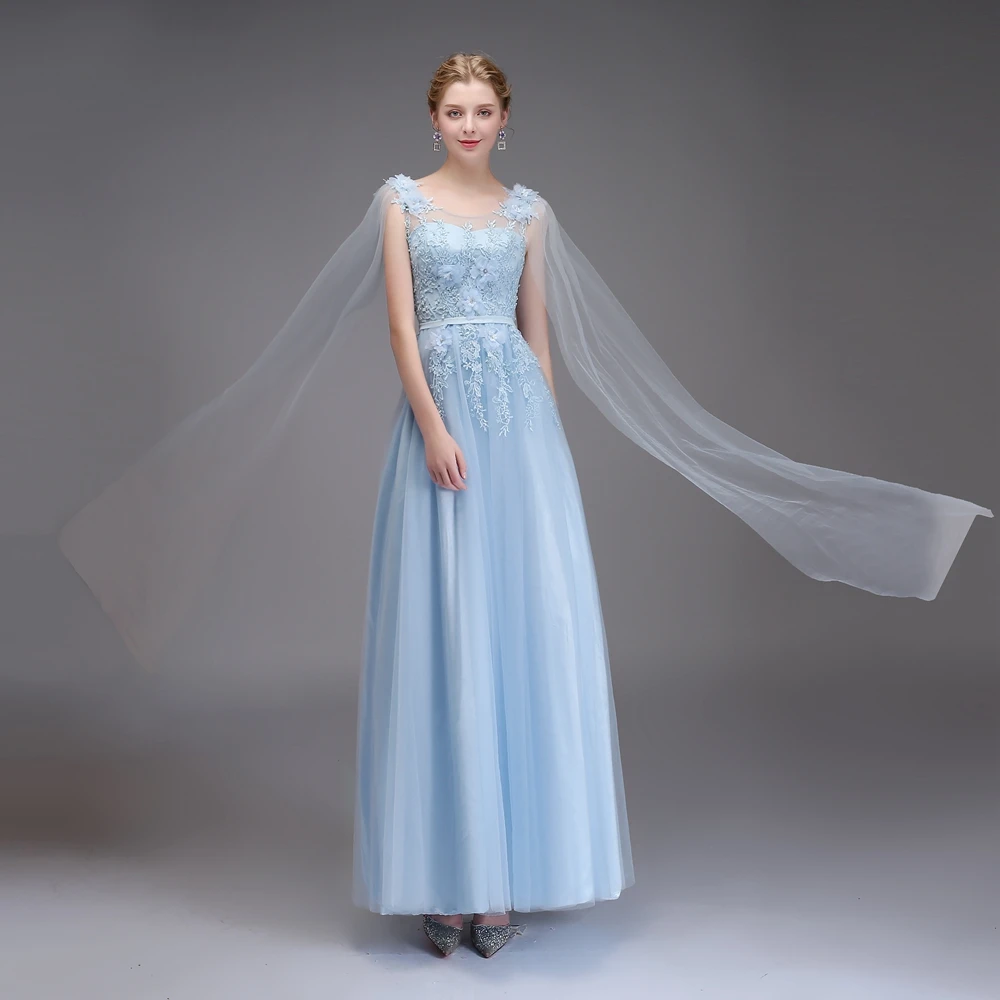 Распродажа, Vestidos, милое кружевное вечернее платье, для невесты, банкета, элегантное, с аппликацией, с бисером, без рукавов, длинные, вечерние, торжественные платья