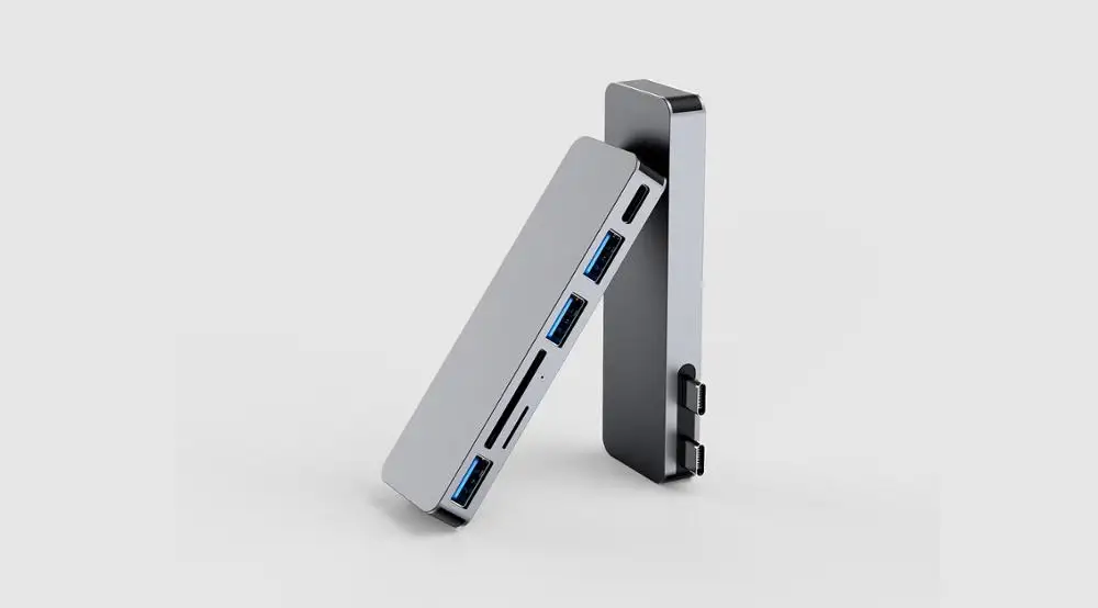 usb c разветвитель Док-станция thunderbolt 3 dual на * USB 0/sd-карта/micro sd карта/thunderbolt3 для macbook