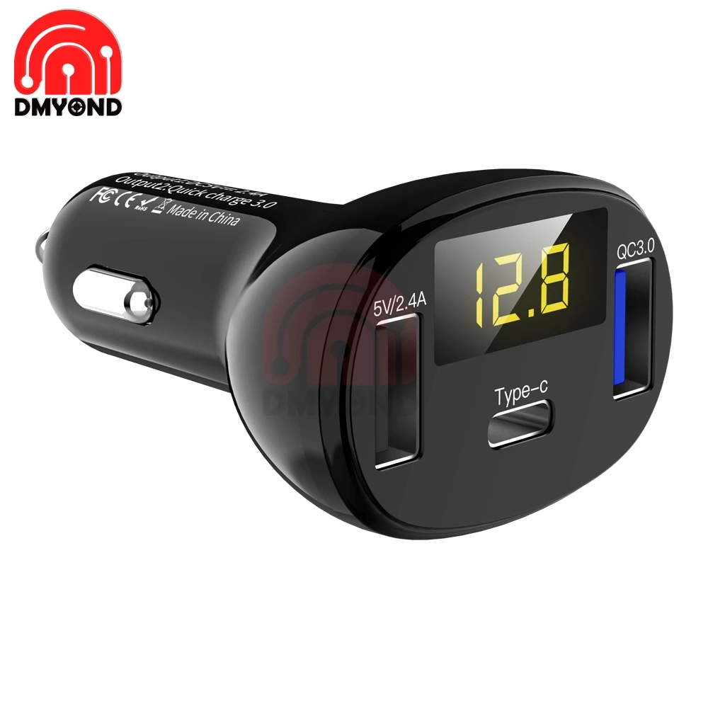 

Цифровой вольтметр Dmyond 12В с двумя USB-портами