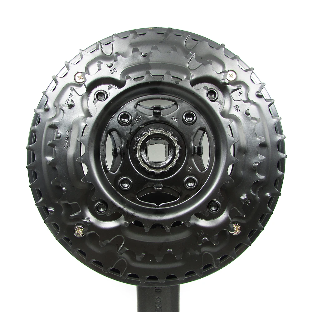PROWHEEL 7/8/9 Скорость MTB велосипед диаметра окружности болтов(24/34/42 T 170 мм MTB велосипедные рукоятки комплект нижнего белья с открытой зубчатая пластина велосипедная Звездочка