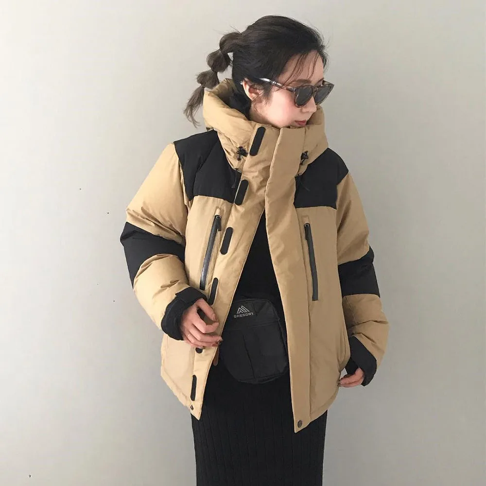 Cotton Padded Jacket Women Fall and Winter Thick Warm Oversized Parkas Causal Harajuku Outwear Korean Fashion Outer Coats Khaki |