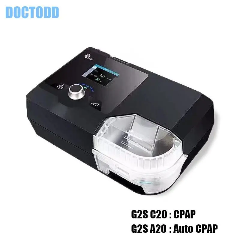 DOCTODD CPAP трубка для сипап G2S C20/A20 портативный свет CPAP Машина для сна Храп апноэ с бесплатной маской увлажнитель шланг Топ качественный респиратор вентилятор