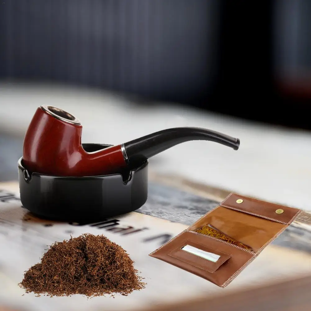 1 шт. из искусственной кожи мешочек для табака Портативный сигарета трубка в