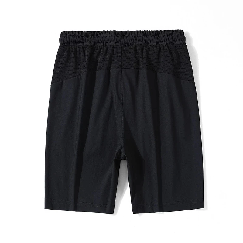 

summer men Ice silk quick dyr shorts hole Breathable plus size 7XL 8XL sports shorts letter oversize elasticity shorts thin