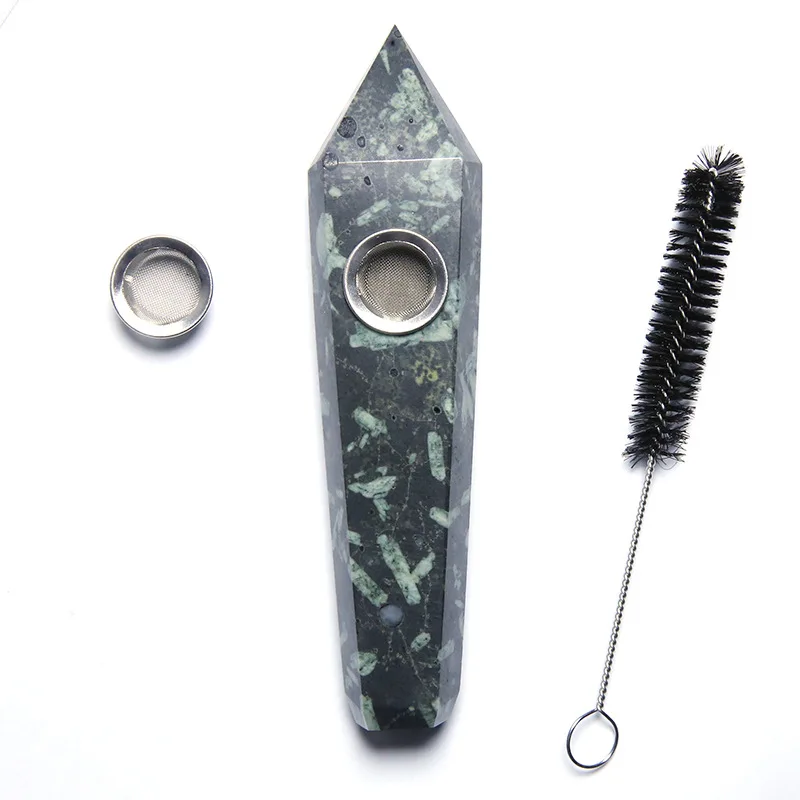 

Natural Crystal Chrysanthemum Pipe Healing Crystals Quartz Crystals Crystal Tube