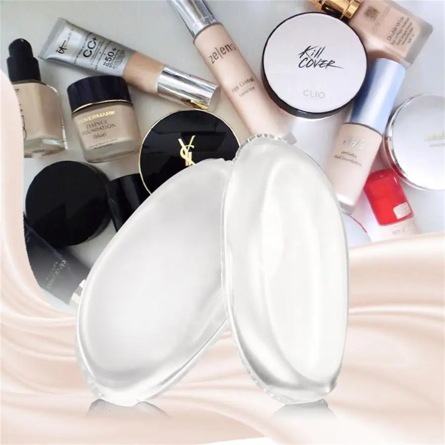 Комплект из 2 предметов силиконовая макияжная губка спонж для жидкий крем