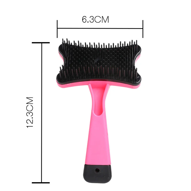 

4 Colors Puppy Cat Faded Comb Hair Brush Plastic Pet Dog Grooming Supplies for Small Dogs Cats Brushes Mascota Products for Pets