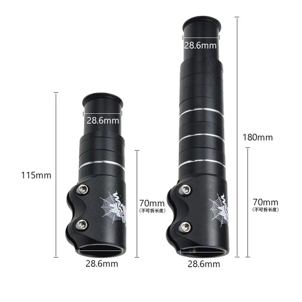 Алюминиевый сплав MTB велосипед вилка стволовый стояк расширение велосипедный