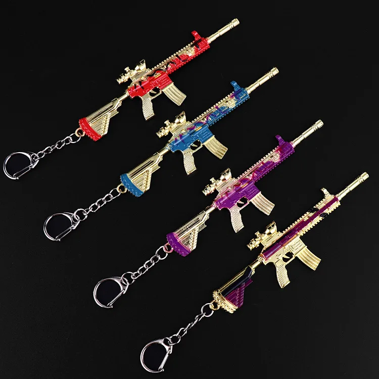 PUBG коллектор индивидуальность Нежный пистолет оружие Модель кулон брелок