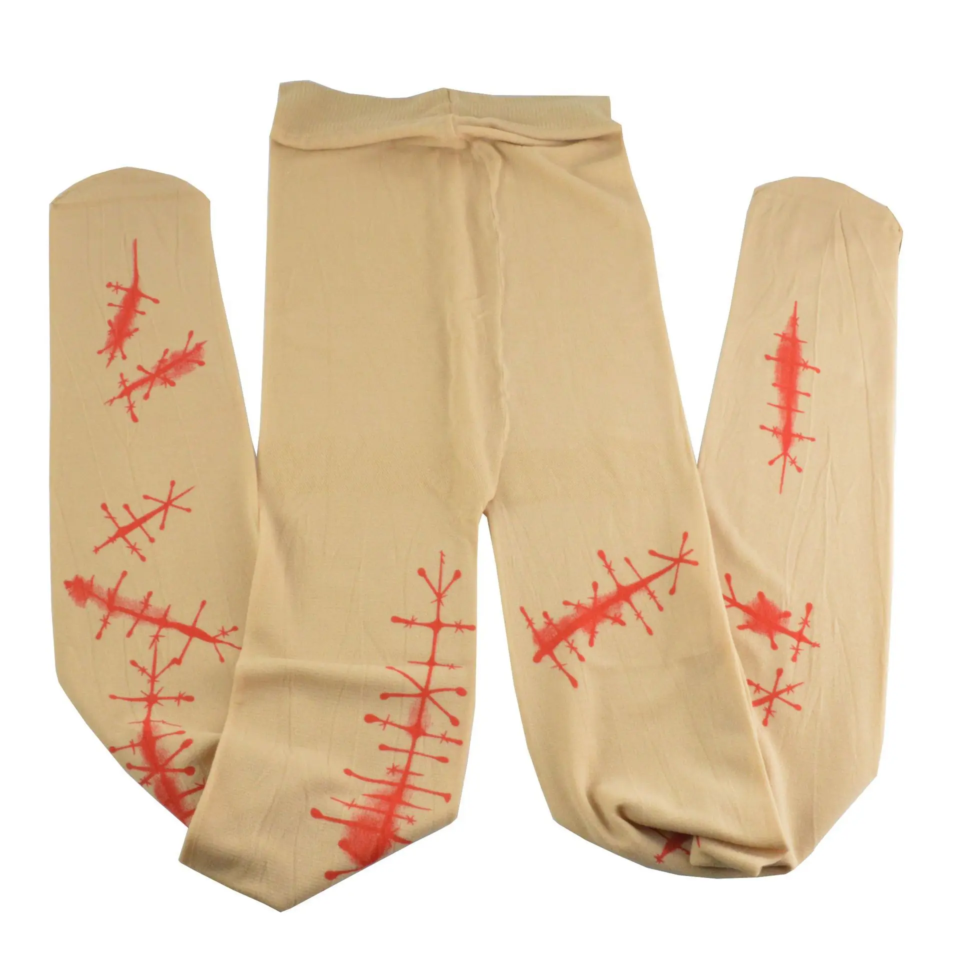 12 пар женских колготок в полоску с пятнами крови носки клоуна колготки вечерние