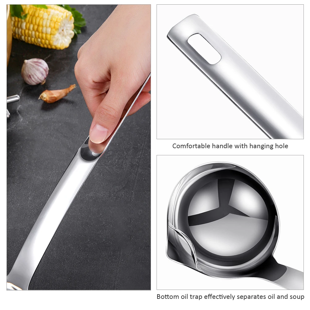 Кухонный масляный фильтр ложка из нержавеющей стали ложка-скиммер кухонный для