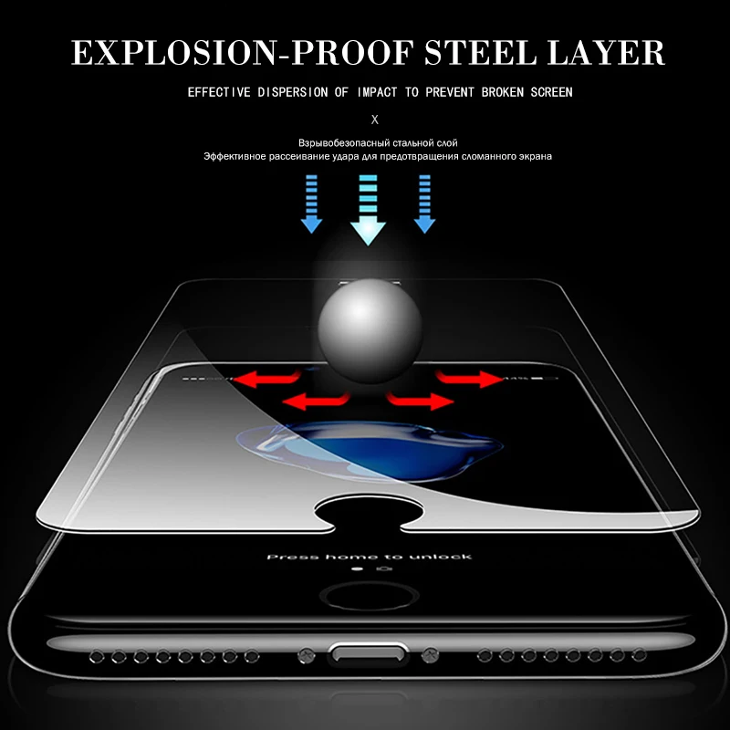 3 шт. для iphone 11 pro X XR XS MAX 8 7 6 6S plus SE 2020 защитная пленка из закаленного стекла