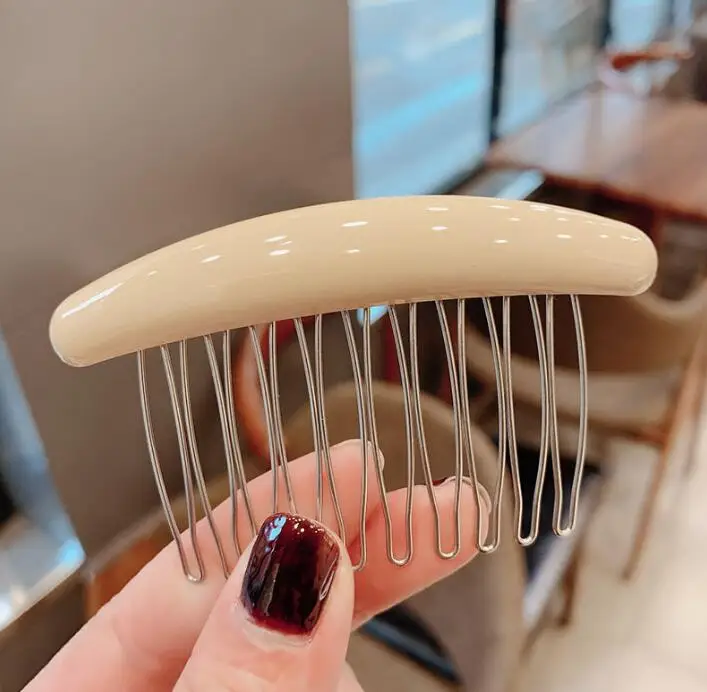 Корейские Акриловые Мода темперамент non-slip давления волос вставить гребень