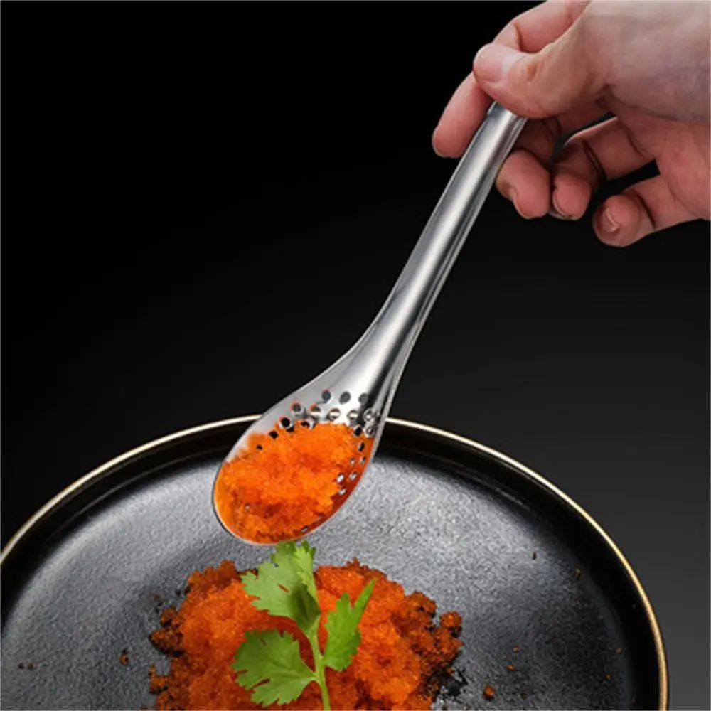 

Kitchen Tools Molecular Cuisine Filter Spoon Colander Ceramic Spoons Caviar Spoon Tea Spoon With Long Handle