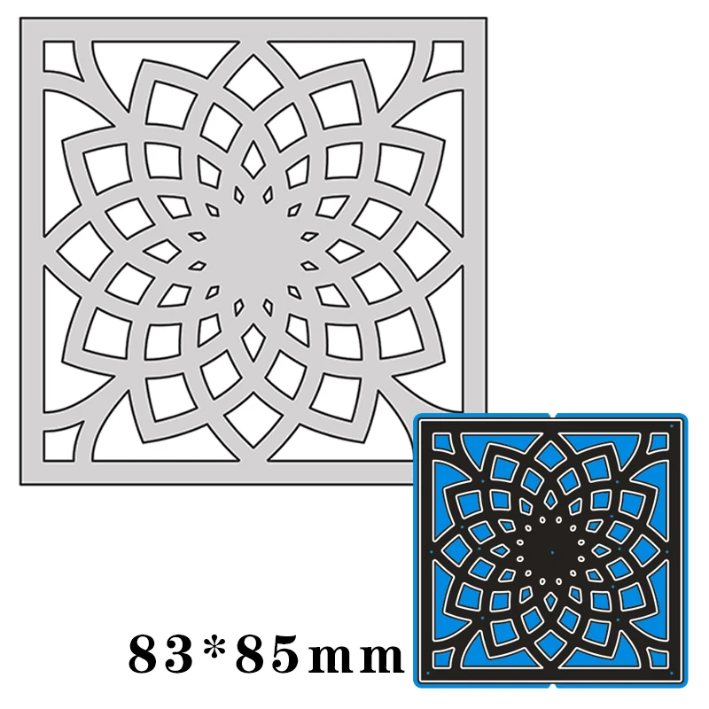 Трафаретный вырубной штамп полый цветок Чехлы новые металлические украшения