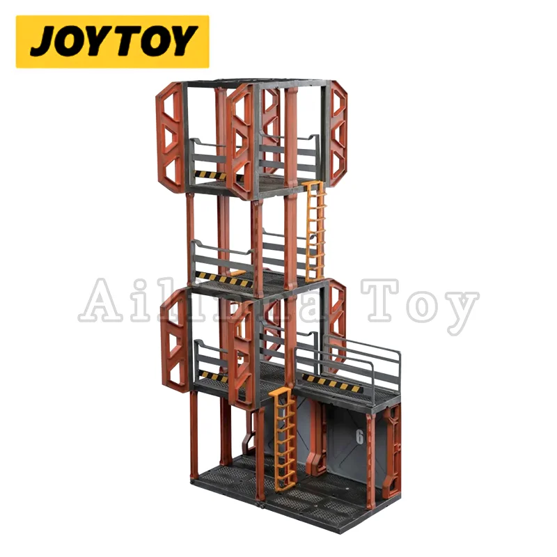 Фото JOYTOY 1/18 Диорама: Механический склад-наблюдательная вышка, модель аниме-персонажа, игрушка №1