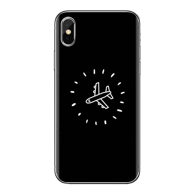 Travel the world paper plane aircraft For Xiaomi Mi4 Mi5 Mi5S Mi6 Mi A1 A2 5X 6X 8 9 Lite SE Pro Max Mix 2 3 2S Soft Bag Case |