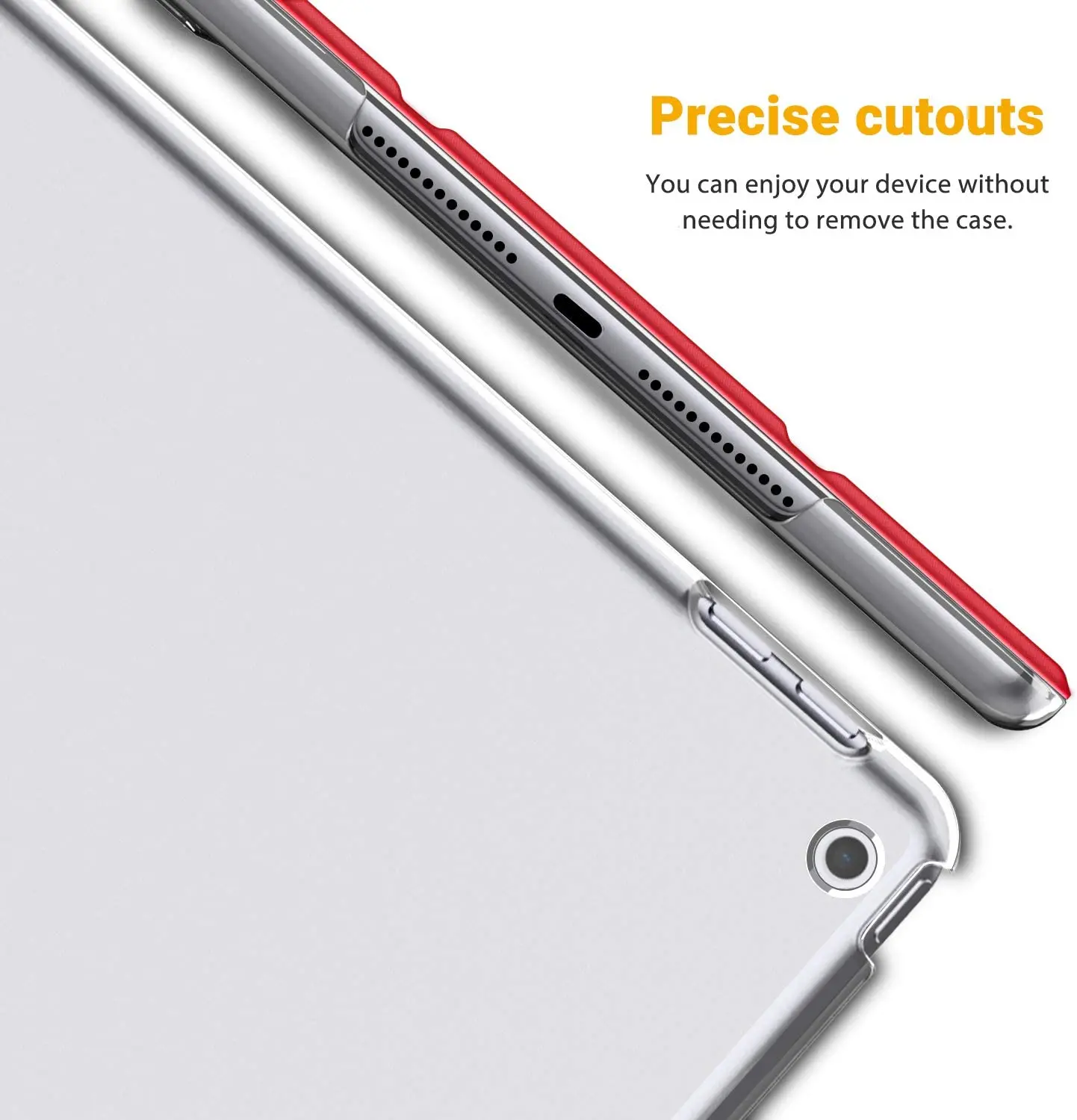 

EasyAcc Case for iPad 10.2 2019 / iPad 7 Generation Ultra Thin Translucent Matt Back Cover with Auto Wake Up / Sleep for iPad