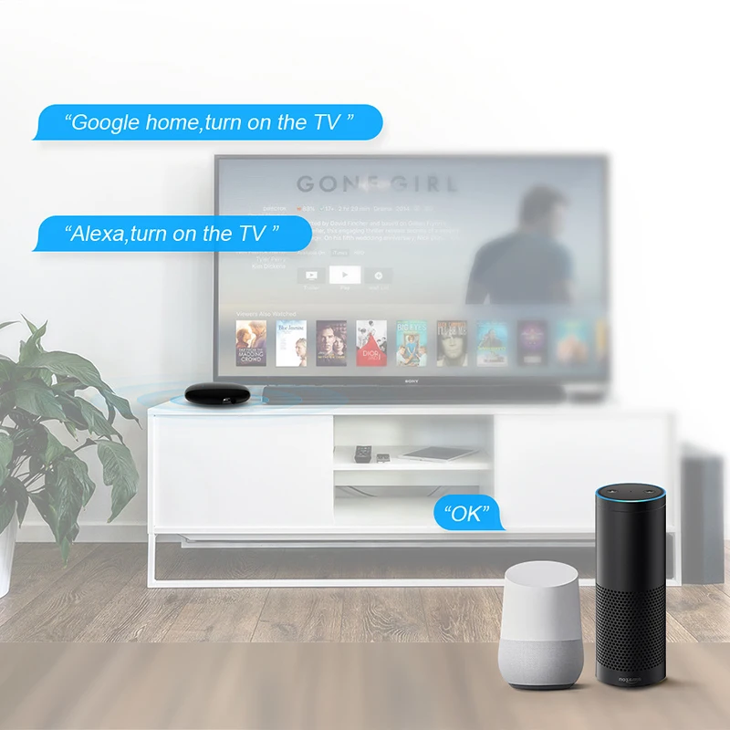 

Tuya WIFI Infrared Remote Control Smart Home APP Control Appliance Air Conditioner With Temperature And Humidity Sensor Function