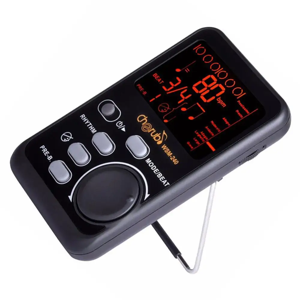 Cherub WSM 240 Гитара Метроном Для Фортепиано Digital Metronom LCD Clip on Portable для гитары скрипки
