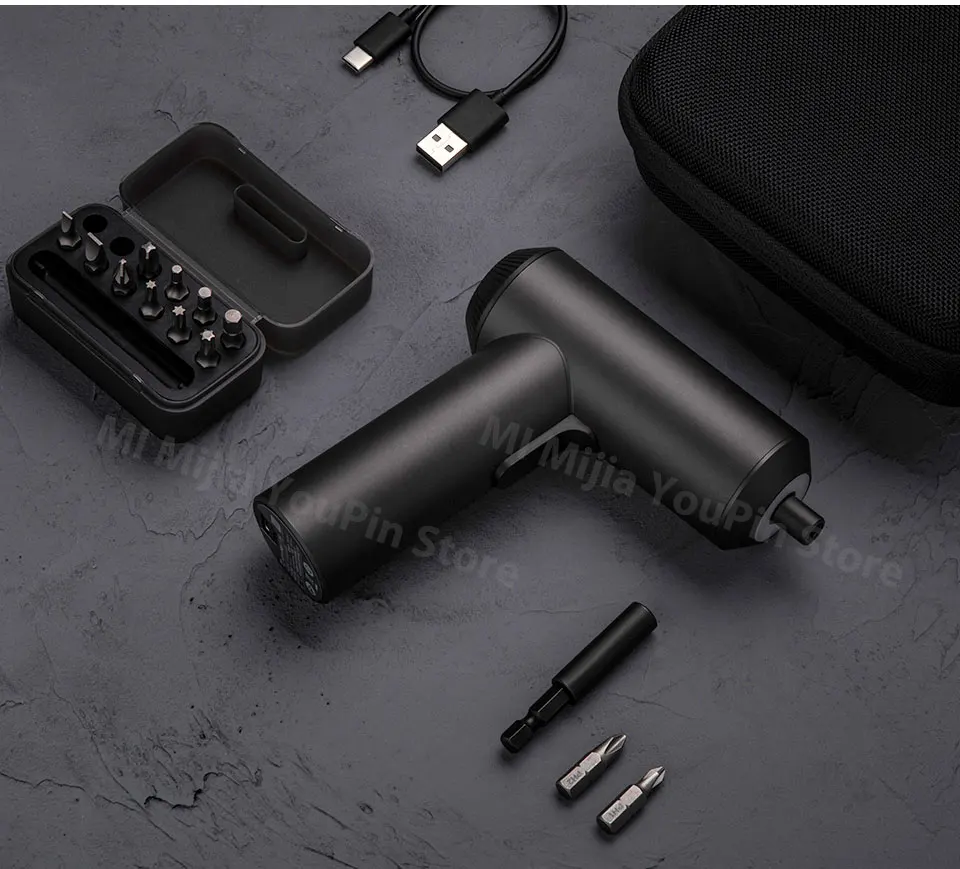 Xiaomi mijia электрическая отвертка Новые 12 шт. S2 Биты 2000amh батарея 3,6 V 5N. m Отвертка наборы большой крутящий момент PH1 H3 SL4