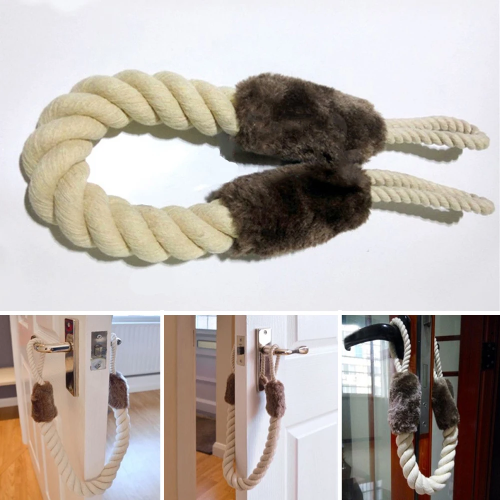 Door Handles Rope Anti-collision Pet Teeth Protectors Decorative | Дом и сад