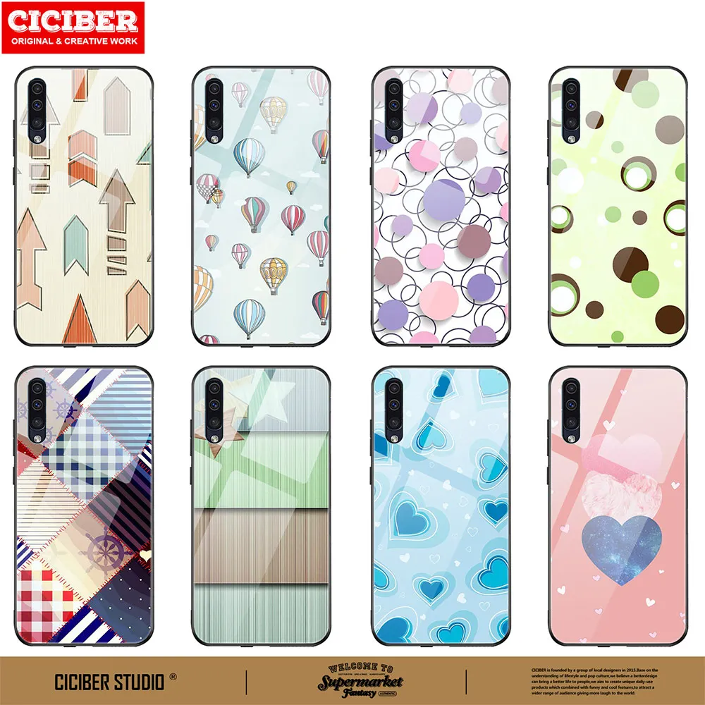 

Heart Air Phone Case For Samsung A51 A71 A21 A21S A30 A40 A41 A50 A70 M31 S9 S8 S10 S20 Plus Note 20 Ultra 10 Glass Cover Funda